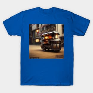 Steampunk Tokyo Ramen Cart T-Shirt